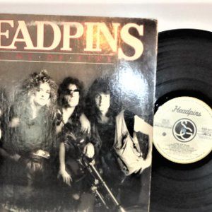 Headpins LINE of FIRE Lp Record #SGR-1017 - Vinyl Record a & m Records